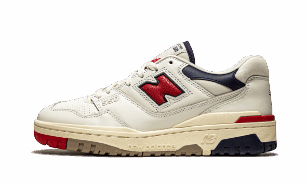 550 Aime Leon Dore White Navy Red