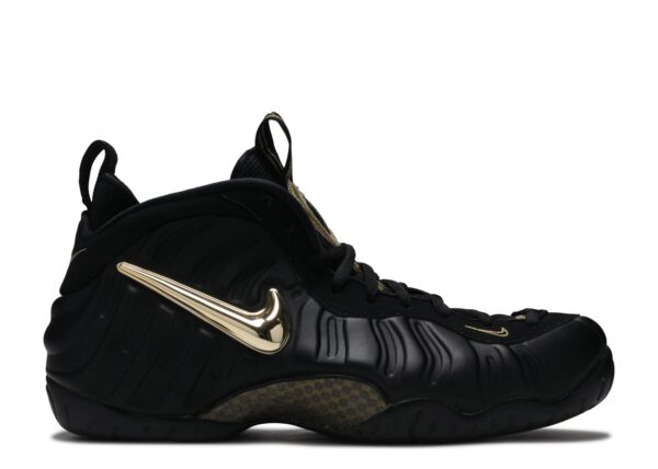 Air Foamposite Pro Black Metallic Gold