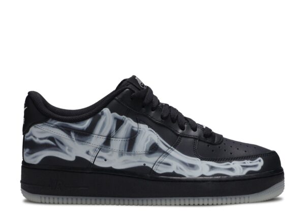 Air Force 1 07 Qs Black Skeleton