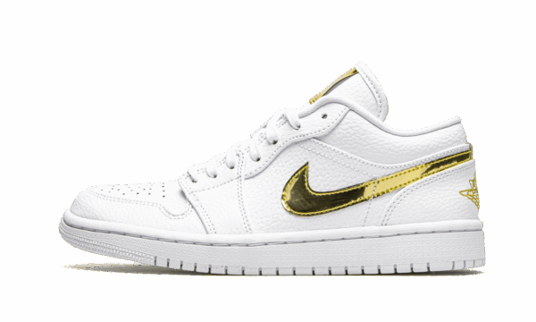Air Jordan 1 Lo Se Wmns White Metallic Gold