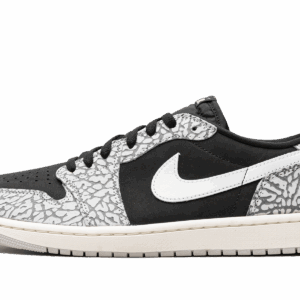 Air Jordan 1 Low Black Elephant