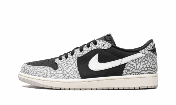 Air Jordan 1 Low Black Elephant
