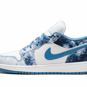 Air Jordan 1 Low Gs Acid Wash Denim