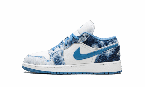 Air Jordan 1 Low Gs Acid Wash Denim