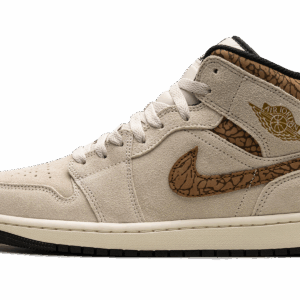 Air Jordan 1 Mid Brown Elephant