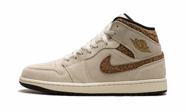 Air Jordan 1 Mid Brown Elephant