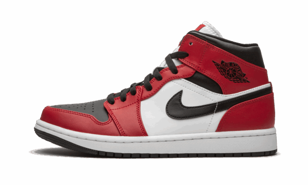 Air Jordan 1 Mid Chicago Black Toe