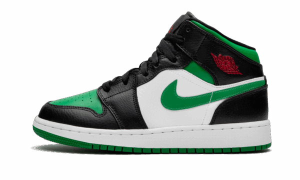 Air Jordan 1 Mid Gs Green Toe