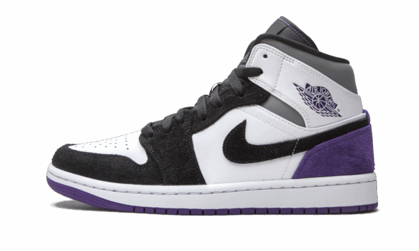 Air Jordan 1 Mid Se Court Purple Suede