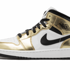 Air Jordan 1 Mid Se Gs Metallic Gold