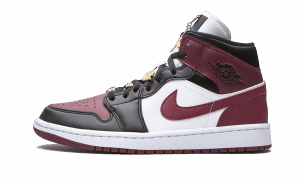 Air Jordan 1 Mid Se Wmns Gold Pendants