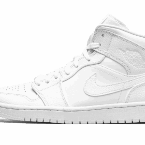 Air Jordan 1 Mid Triple White