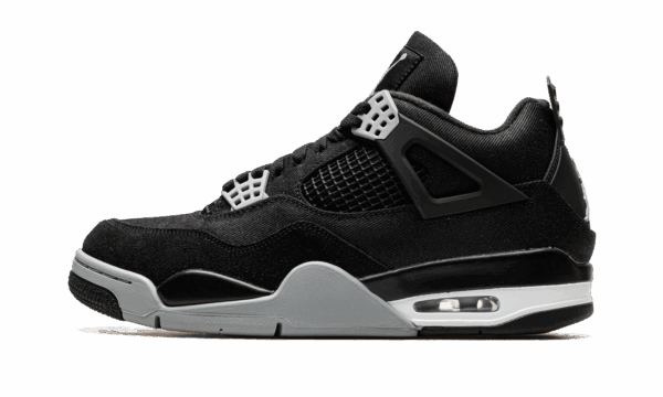 Air Jordan 4 Black Canvas
