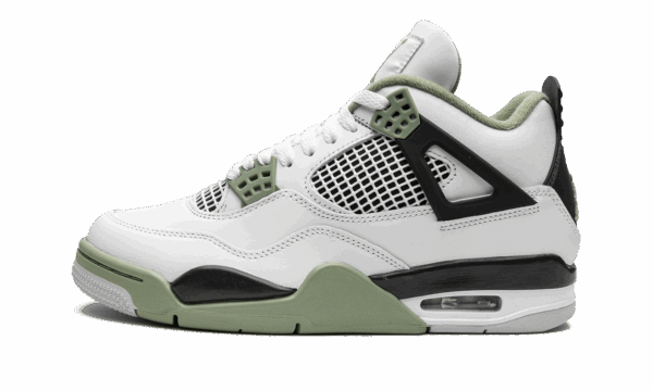 Air Jordan 4 Retro Wmns Seafoam Oil Green
