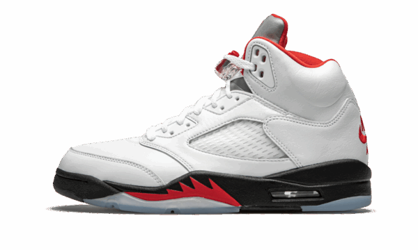 Air Jordan 5 Retro Fire Red Silver Tongue 2020