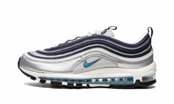 Air Max 97 Metallic Silver Chlorine Blue