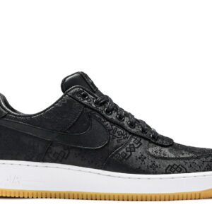 Fragment Design X Clot X Air Force 1 Black Silk