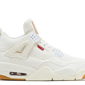 Levi X Jordan 4 Retro White Denim