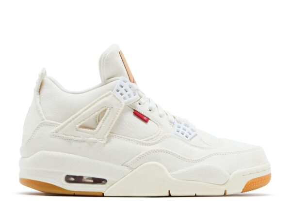 Levi X Jordan 4 Retro White Denim