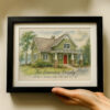 Personalized Watercolor Family Home Print Customizable Family Artwork For Cherished Memories