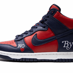 Sb Dunk High Supreme By Any Means Navy Red