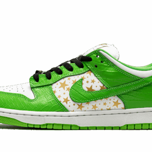 Sb Dunk Low Supreme Stars Mean Green
