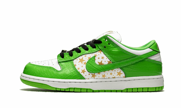 Sb Dunk Low Supreme Stars Mean Green